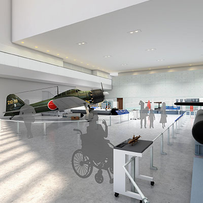 1F B.大型資料展示室